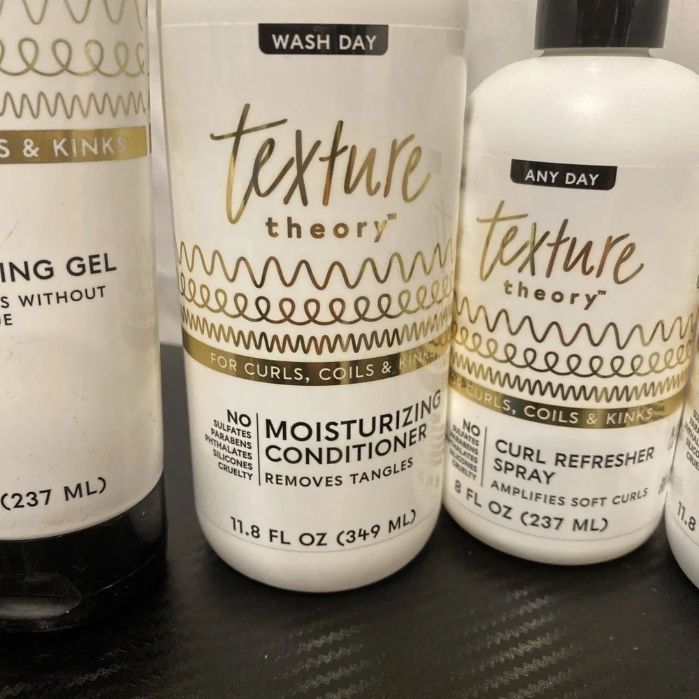 Texture Theory Hair Product Set Of 5 Any Day & Wash Day